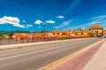 View of the Old Bridge of Maribor Glavni Most, Slovenia Royalty Free Stock Photo