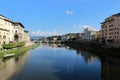 View of old bridge in Florence Royalty Free Stock Photo