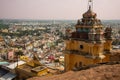 View of the old city of Tiruchirappalli, Tamil Nadu, India from the Uchi Pillaiyar Temple