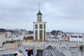 View of the old buildings roofs of Tetouan Medina Royalty Free Stock Photo