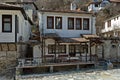 View of the old Bulgarian town with traditional houses, Melnik Royalty Free Stock Photo