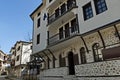 View of the old Bulgarian town with traditional houses, Melnik Royalty Free Stock Photo