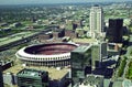 View of Old Busch Stadium, St. Louis, MO Royalty Free Stock Photo