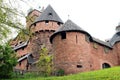 View of the old castle in Alsace Royalty Free Stock Photo