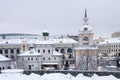 View of old Cathedral Church Maksima Blazennogo, Moscow, Russia