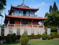 View of old Chihkan Tower at Fort provincia in Tainan Taiwan Royalty Free Stock Photo