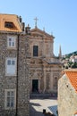 View of old church in Dubrovnik Old Town