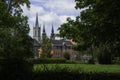 View of the old churches of Eupen. Royalty Free Stock Photo