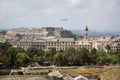 View from the Old citadel on Corfu Town (Greece) Royalty Free Stock Photo