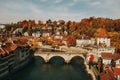 View of the Old City of Bern Royalty Free Stock Photo