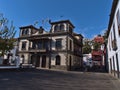 View of the old city hall located in a historic building in the center of small town Teror, Gran Canaria, Spain. Royalty Free Stock Photo