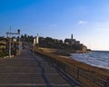 View of Old Jaffa from the promenade of Tel Aviv Jaffa Israel Royalty Free Stock Photo