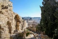 View from Old City of Jerusalem Royalty Free Stock Photo