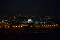 A view of old city of Jerusalem, the Temple Mount and Al-Aqsa Mosque from Mt. Scopus in Jerusalem, Israel, har hazofim Royalty Free Stock Photo