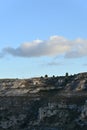 View of the old city of Matera, also known as \