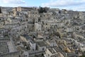 View of the old city of Matera, also known as \