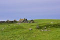Old Farming Landscape of Outer Hebridean Island of Scotland