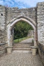 View of the old entrance passage to the castle.