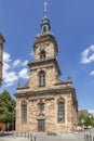 View of old famous church Sankt Johann