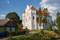 View of the old farnese church of Transfiguration of the Lord in Novogrudok, Belarus Royalty Free Stock Photo