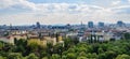 View from the Old Ferris Wheel in Vienna, Austria Royalty Free Stock Photo