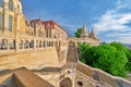 View on the Old Fishermen Bastion in Budapest at morning time.