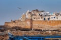 View of the old fortress of Essaouira on a sunny summer day at Essaouira, Morocco Royalty Free Stock Photo