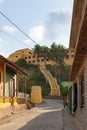 View of the old fortress ona a hill in baracoa cuba