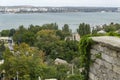 View from old Great Mithridates Staircase on Kerch city and sea port