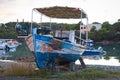 Old greek fishing boat Royalty Free Stock Photo