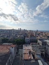 View of the old Havana from the high building Royalty Free Stock Photo