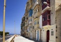 View of old, historical buildings in Valletta / Malta. Image sho