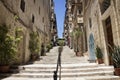 View of old, historical street in Valletta / Malta. Image shows