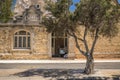 View of the old history building facade of art organization building DADAA at Adelaide street, Fremantle