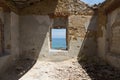 View from old house of Marine Protected area of Plemmirio in Syracuse