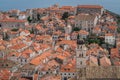Dubrovnik Old Town houses Royalty Free Stock Photo