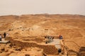 A view of the Old Israeli fortress of Masada