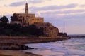 View of Old Jaffa from the promenade of Tel Aviv Jaffa Israel Royalty Free Stock Photo
