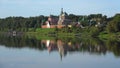 View of the old Ladoga St. Nicholas monastery. Staraya Ladoga, Russia