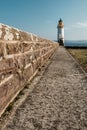 Lighthouse of Tobermory on the Isle of Mull in Scotland