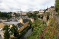 View on old Luxembourg city Royalty Free Stock Photo