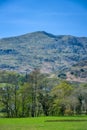 A view of the old man of Coniston which is a famous mountain in the Lake District Royalty Free Stock Photo