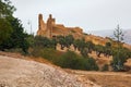 View on the old medieval ruins near Marinid Tombs hill. It hill is the popular view to the Fez el Bali medina. Fez, Morocco