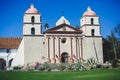 View of Old Mission Santa Barbara, Santa Barbara county, California, USA, summer sunny day Royalty Free Stock Photo