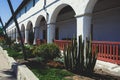View of Old Mission Santa Barbara, Santa Barbara county, California, USA, summer sunny day Royalty Free Stock Photo