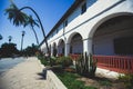 View of Old Mission Santa Barbara, Santa Barbara county, California, USA, summer sunny day Royalty Free Stock Photo