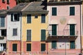 View on old multicolored houses of Portofino, Italy