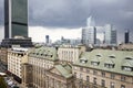 View on old and new Warsaw Royalty Free Stock Photo