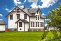 View of old norwegian house in Andenes.