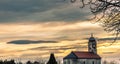 View on the old orthodox church in the city of Pakrac Royalty Free Stock Photo